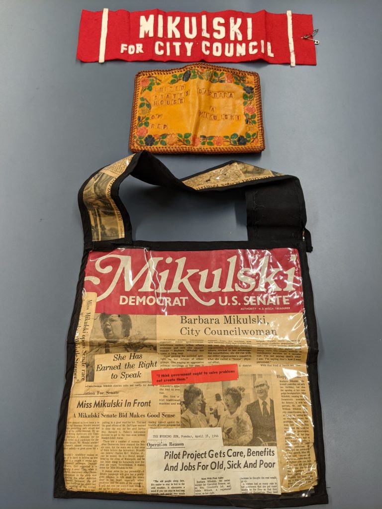 Mikulski campaign memorabilia